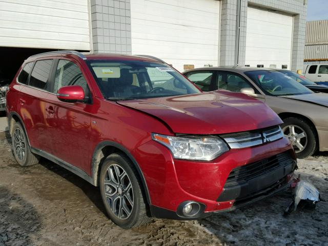 JA4JZ4AX2FZ001890 - 2015 MITSUBISHI OUTLANDER RED photo 1