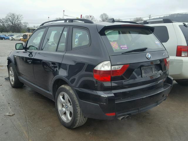 WBXPC934X7WF19062 - 2007 BMW X3 3.0SI BLACK photo 3