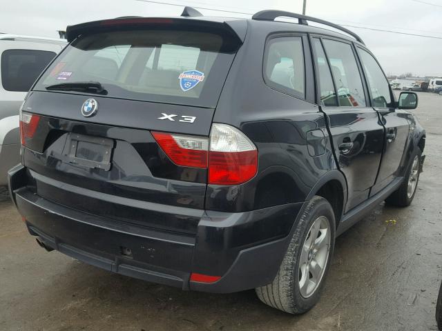 WBXPC934X7WF19062 - 2007 BMW X3 3.0SI BLACK photo 4