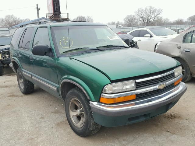 1GNCS13W0X2133747 - 1999 CHEVROLET BLAZER GREEN photo 1