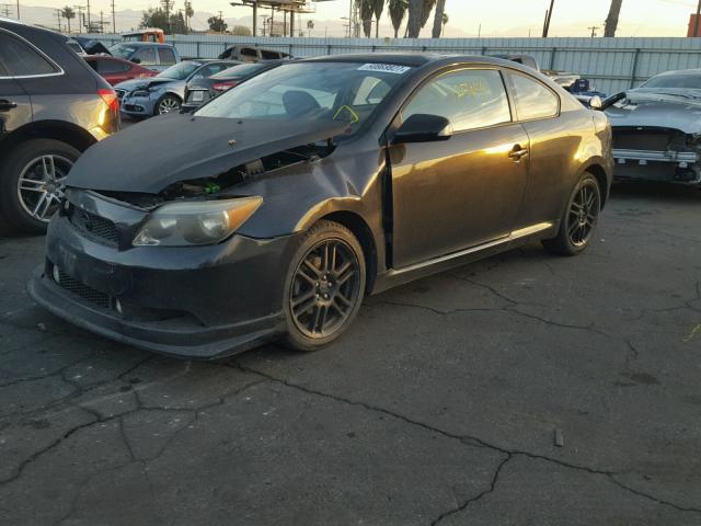 JTKDE177670206342 - 2007 TOYOTA SCION TC BLACK photo 2