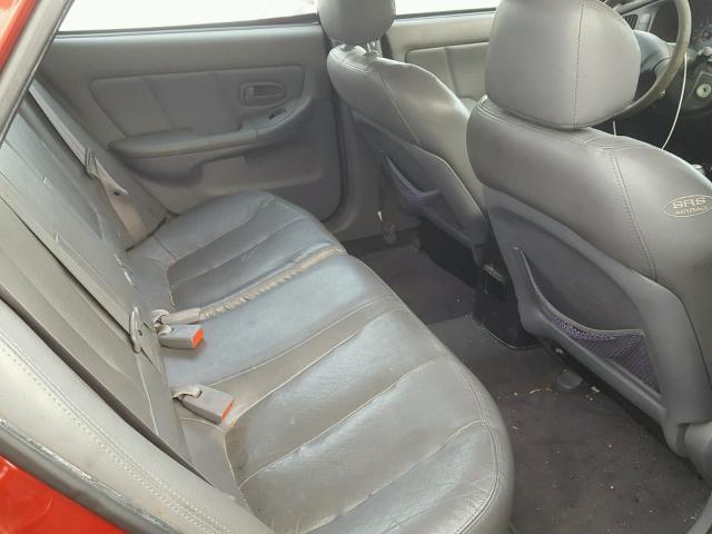 KMHDN56D14U117591 - 2004 HYUNDAI ELANTRA GL RED photo 6