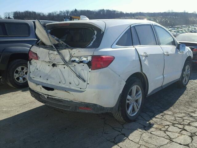 5J8TB4H30FL009805 - 2015 ACURA RDX BASE WHITE photo 4