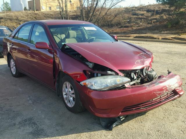 4T1BE32K36U105350 - 2006 TOYOTA CAMRY LE RED photo 1