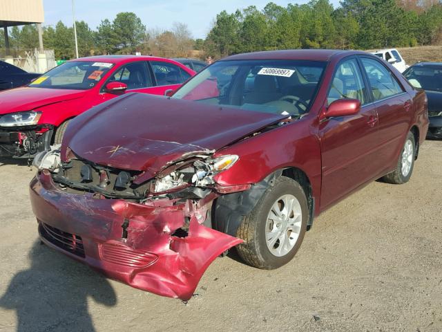 4T1BE32K36U105350 - 2006 TOYOTA CAMRY LE RED photo 2