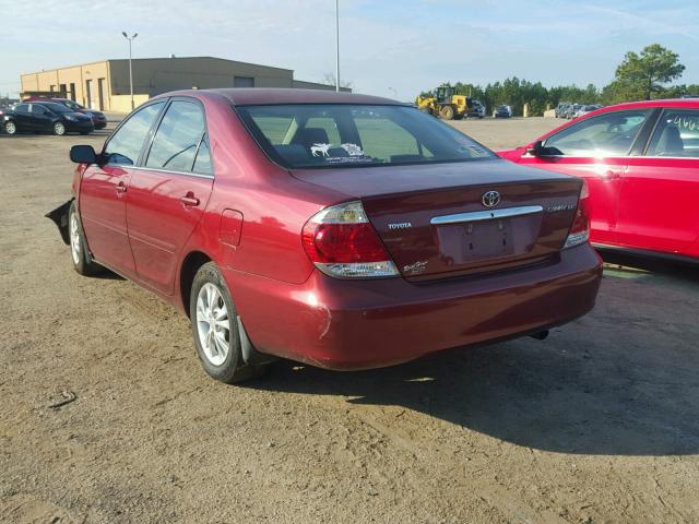 4T1BE32K36U105350 - 2006 TOYOTA CAMRY LE RED photo 3