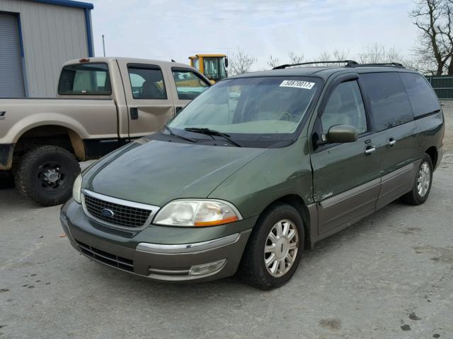 2FMDA584X2BA40232 - 2002 FORD WINDSTAR L GREEN photo 2