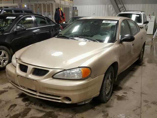 1G2NF52E84M603940 - 2004 PONTIAC GRAND AM S TAN photo 2