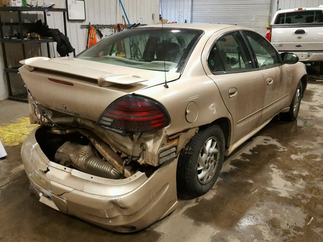 1G2NF52E84M603940 - 2004 PONTIAC GRAND AM S TAN photo 4