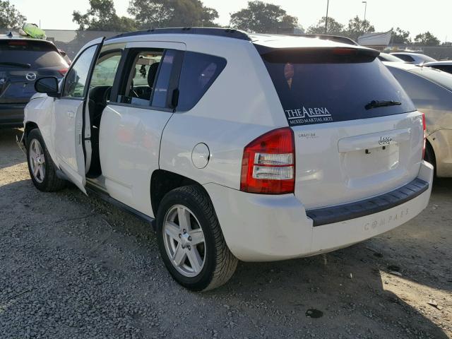 1J4NT4FB8AD554257 - 2010 JEEP COMPASS SP WHITE photo 3