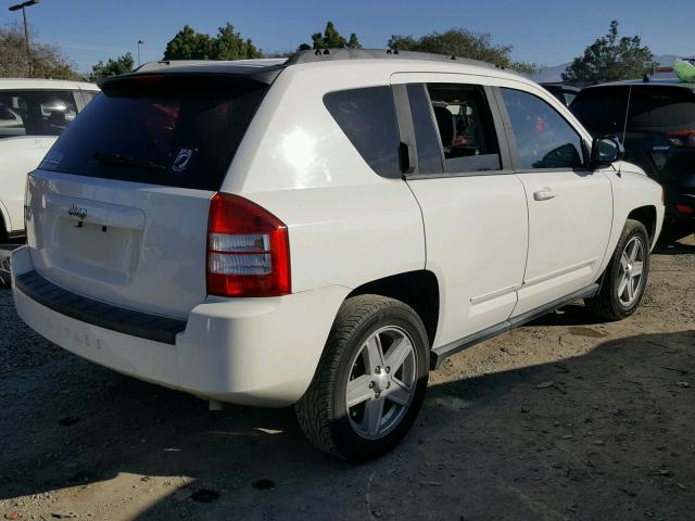 1J4NT4FB8AD554257 - 2010 JEEP COMPASS SP WHITE photo 4