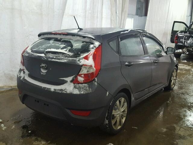 KMHCU5AE1CU012661 - 2012 HYUNDAI ACCENT GLS GRAY photo 4