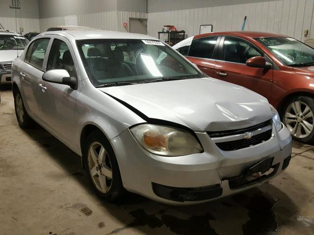 1G1AL54F957511592 - 2005 CHEVROLET COBALT LS SILVER photo 1