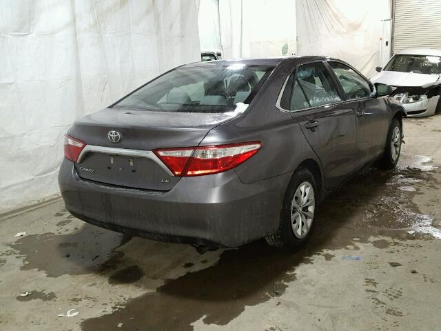 4T1BF1FK9GU502719 - 2016 TOYOTA CAMRY LE ნაცრისფერი ფოტო 4