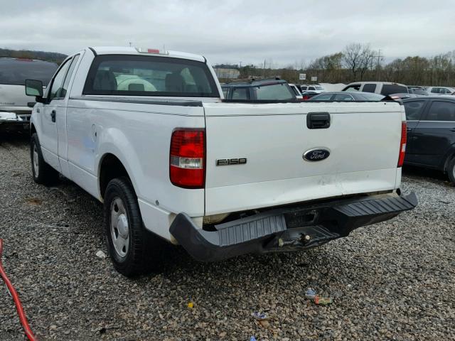 1FTRF12258KD52422 - 2008 FORD F150 WHITE photo 3