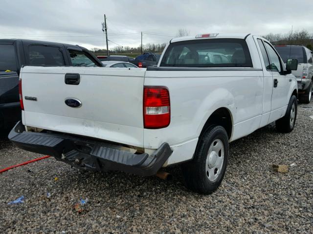 1FTRF12258KD52422 - 2008 FORD F150 WHITE photo 4