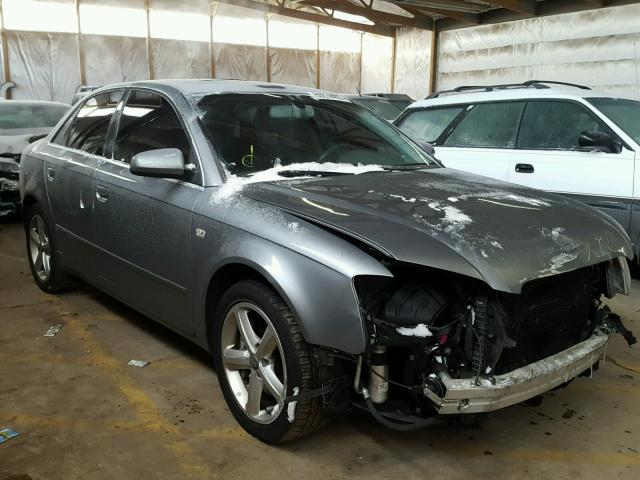 WAUDH78E07A063541 - 2007 AUDI A4 3.2 QUA SILVER photo 1