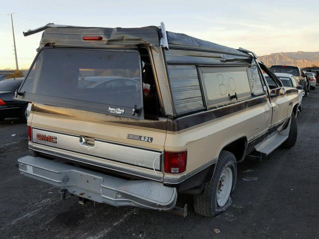 2GTEK24C3F1540875 - 1985 GMC K2500 BROWN photo 4