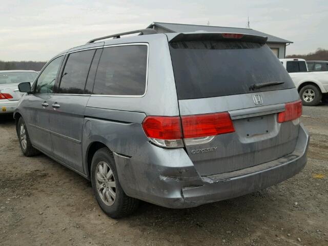 5FNRL38648B087021 - 2008 HONDA ODYSSEY EX GRAY photo 3