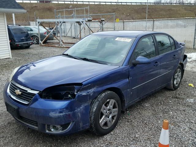 1G1ZT58F87F152578 - 2007 CHEVROLET MALIBU LT BLUE photo 2