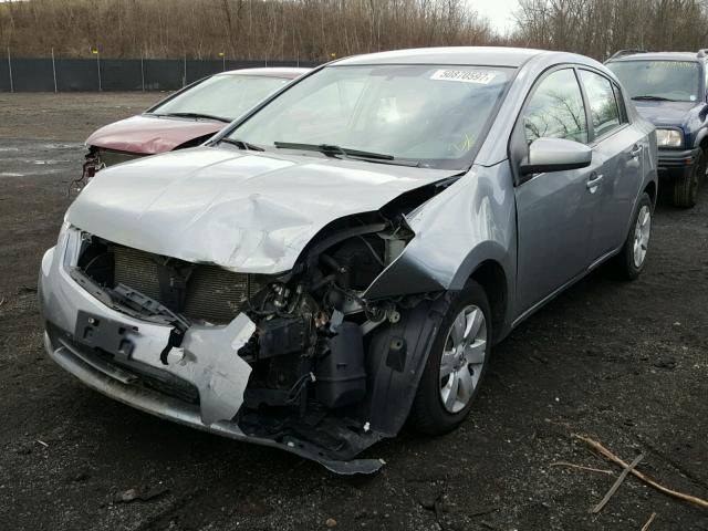 3N1AB6AP6CL711306 - 2012 NISSAN SENTRA 2.0 GRAY photo 2