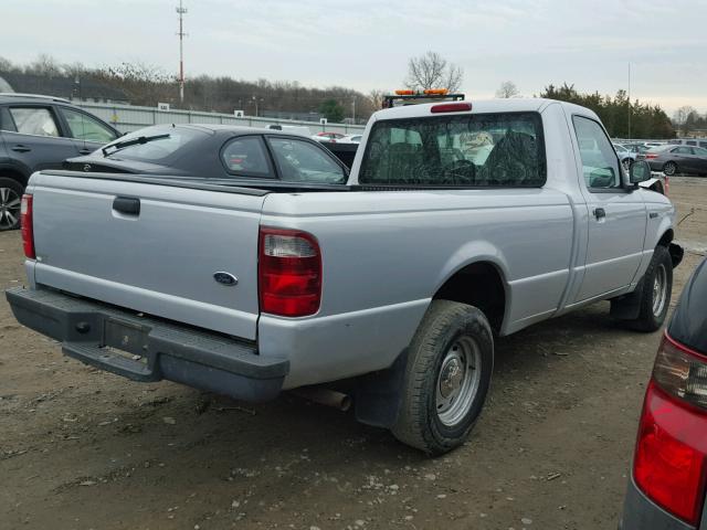 1FTYR10U12TA71520 - 2002 FORD RANGER SILVER photo 4