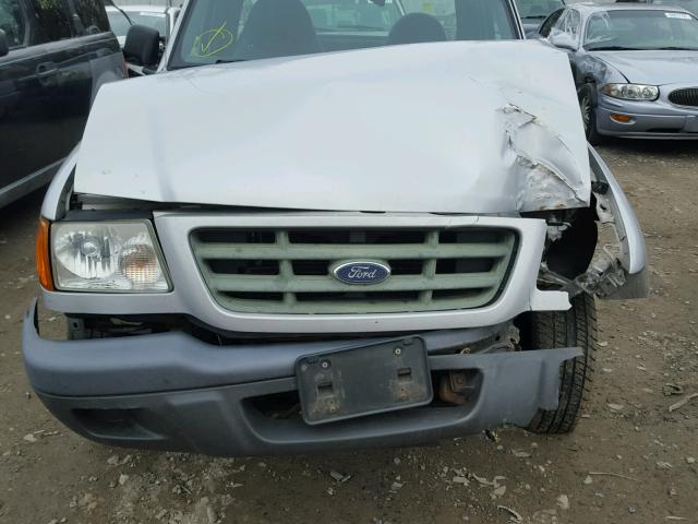 1FTYR10U12TA71520 - 2002 FORD RANGER SILVER photo 7