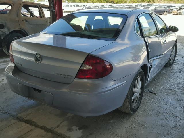 2G4WD532251322803 - 2005 BUICK LACROSSE C BLUE photo 4