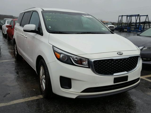 KNDMB5C19G6083495 - 2016 KIA SEDONA LX WHITE photo 1