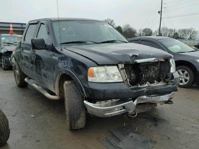 1FTPW14585KE62326 - 2005 FORD F150 SUPER BLACK photo 1