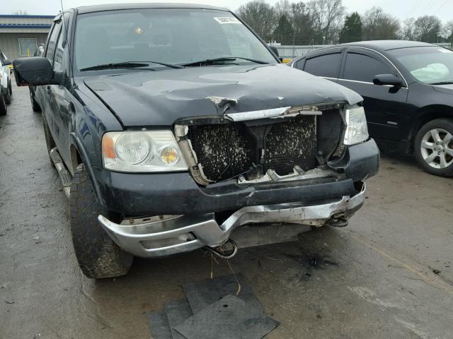 1FTPW14585KE62326 - 2005 FORD F150 SUPER BLACK photo 9