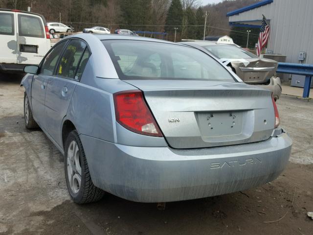 1G8AL52F23Z107569 - 2003 SATURN ION LEVEL BLUE photo 3