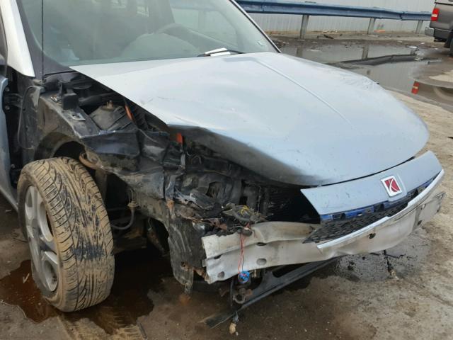 1G8AL52F23Z107569 - 2003 SATURN ION LEVEL BLUE photo 9