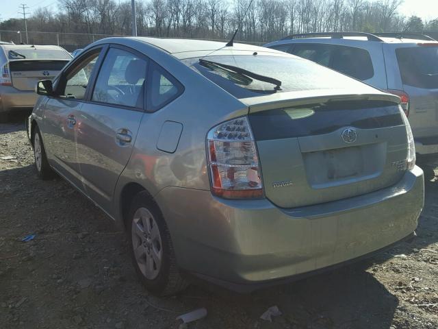 JTDKB20U677582933 - 2007 TOYOTA PRIUS GREEN photo 3