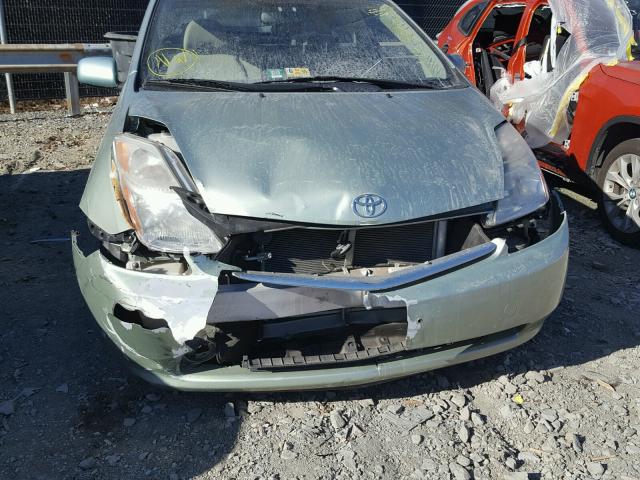 JTDKB20U677582933 - 2007 TOYOTA PRIUS GREEN photo 9