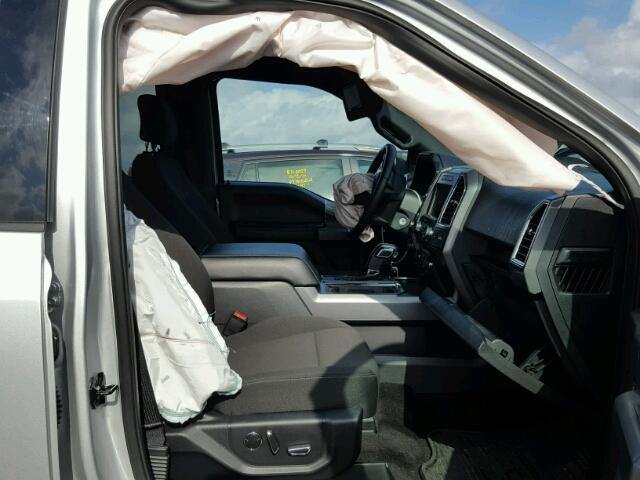 1FTEW1EP2GKE10863 - 2016 FORD F150 SUPER SILVER photo 5