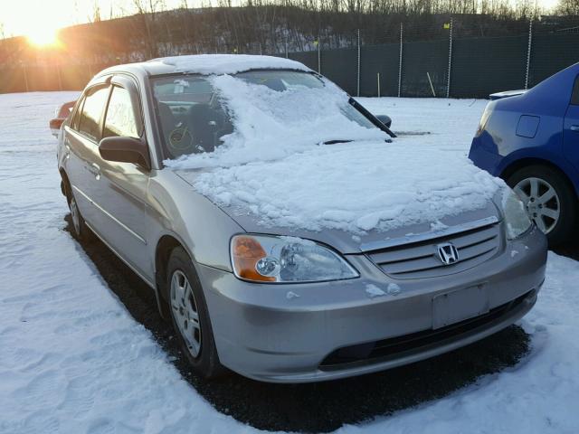 2HGES16662H545668 - 2002 HONDA CIVIC LX SILVER photo 1