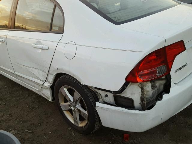 1HGFA16817L140370 - 2007 HONDA CIVIC EX WHITE photo 9