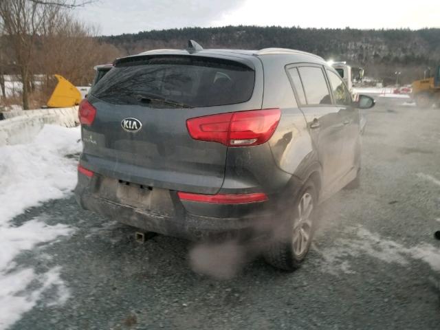 KNDPBCAC1F7671907 - 2015 KIA SPORTAGE L GRAY photo 4