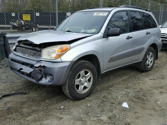 JTEHD20V056030940 - 2005 TOYOTA RAV4 SILVER photo 2