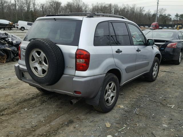 JTEHD20V056030940 - 2005 TOYOTA RAV4 SILVER photo 4