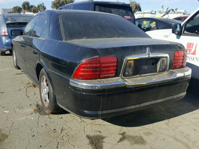 1LNHM86S31Y618717 - 2001 LINCOLN LS BLACK photo 3