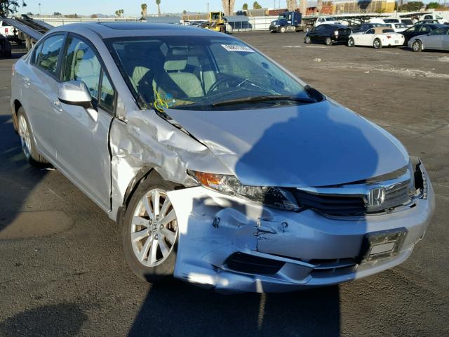 19XFB2F91CE332451 - 2012 HONDA CIVIC EXL SILVER photo 1