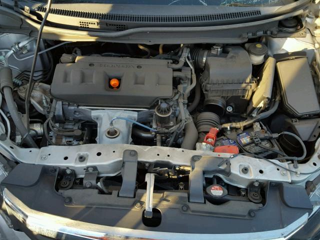 19XFB2F91CE332451 - 2012 HONDA CIVIC EXL SILVER photo 7