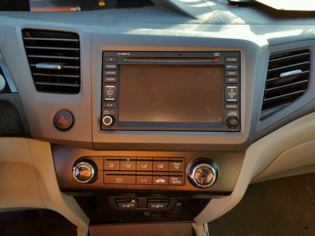 19XFB2F91CE332451 - 2012 HONDA CIVIC EXL SILVER photo 9