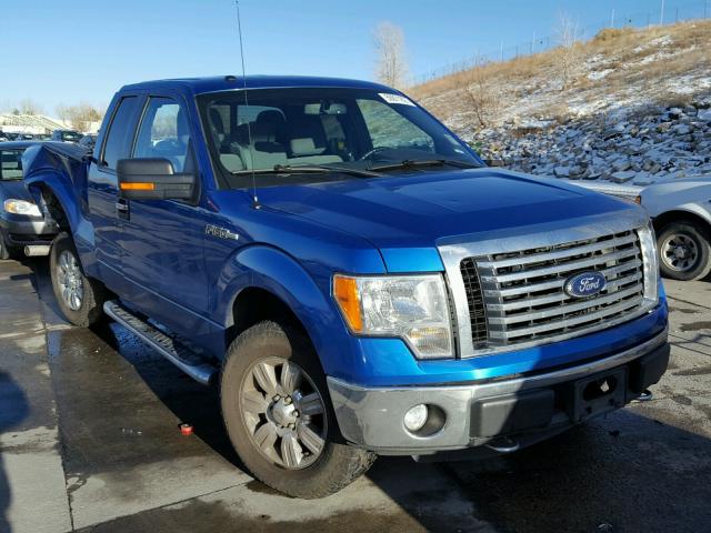 1FTFX1EF5CFB35369 - 2012 FORD F150 SUPER BLUE photo 1