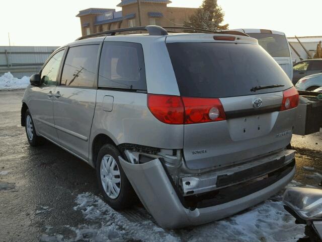 5TDKK4CC3AS309895 - 2010 TOYOTA SIENNA CE SILVER photo 3