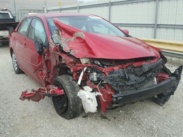 2T1BU4EE8CC915391 - 2012 TOYOTA COROLLA BA RED photo 1