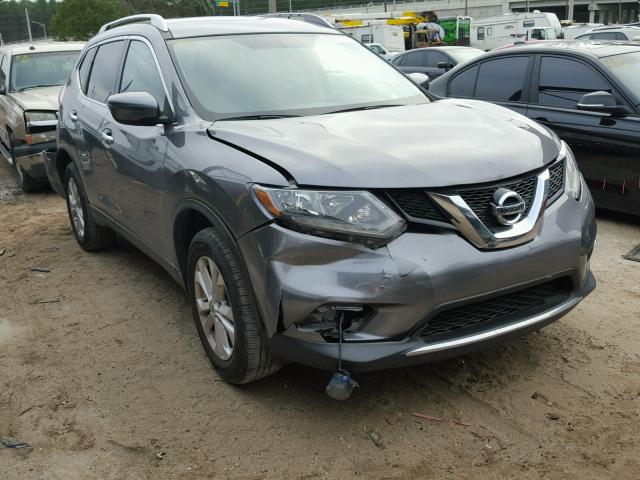 KNMAT2MT2GP670811 - 2016 NISSAN ROGUE S GRAY photo 1