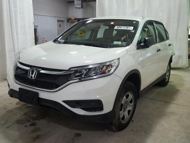 5J6RM4H36GL023075 - 2016 HONDA CR-V LX WHITE photo 2